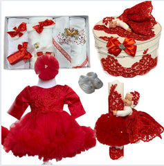 Trusou botez fete – Rosu