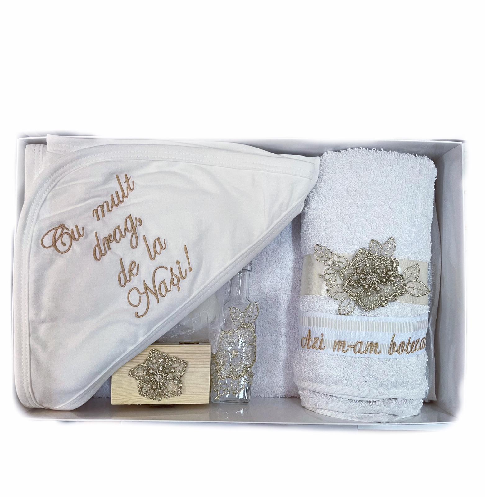 Trusou botez fete – Gold set