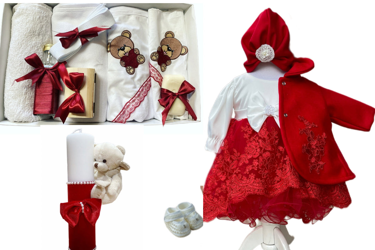 Set botez fete cu lumanare – Ursulica