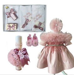 Trusou botez fete – Lovely Rose Baptism Set