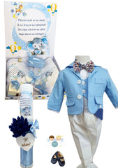 Trusou botez baieti – Cuddly Baby Set