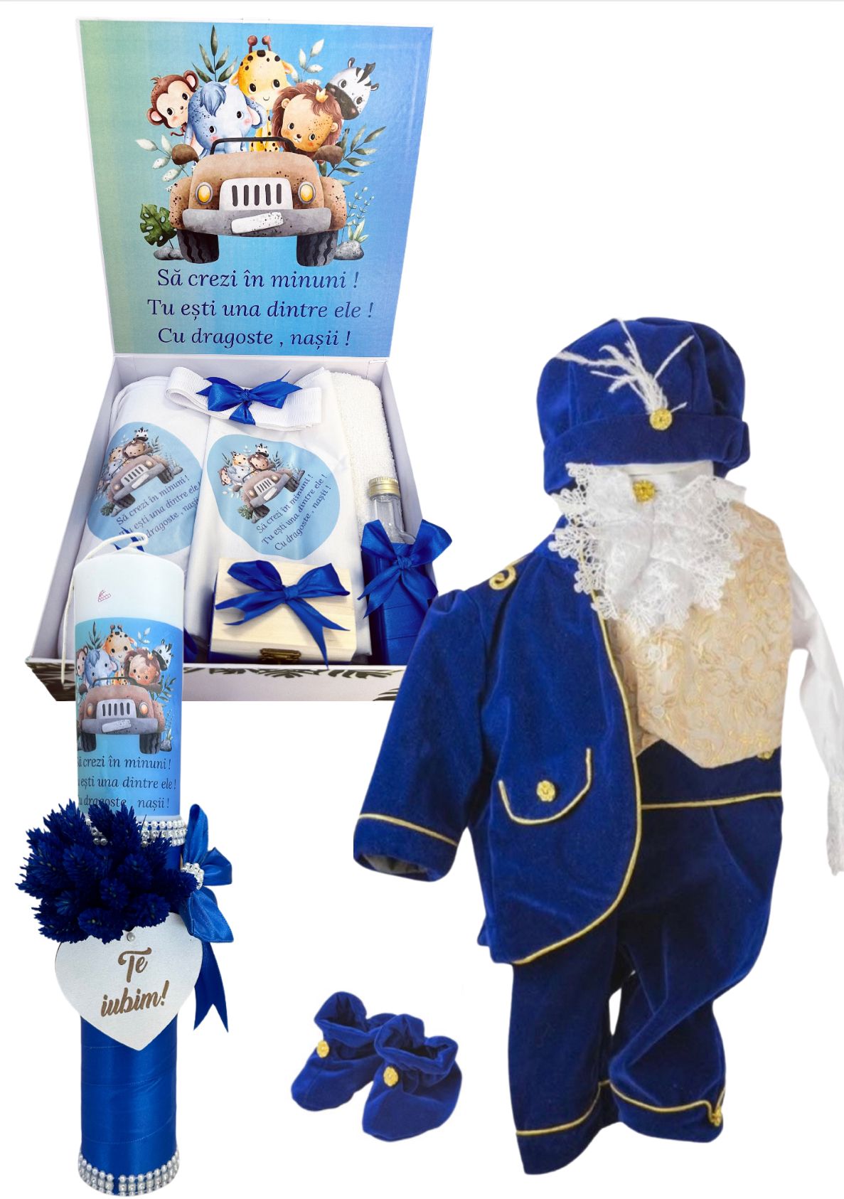 Trusou botez baieti – Royal Baby Set