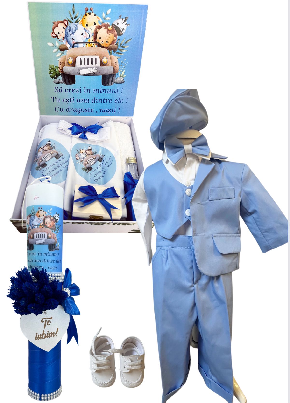 Trusou botez baieti – Most Precious Baby Set