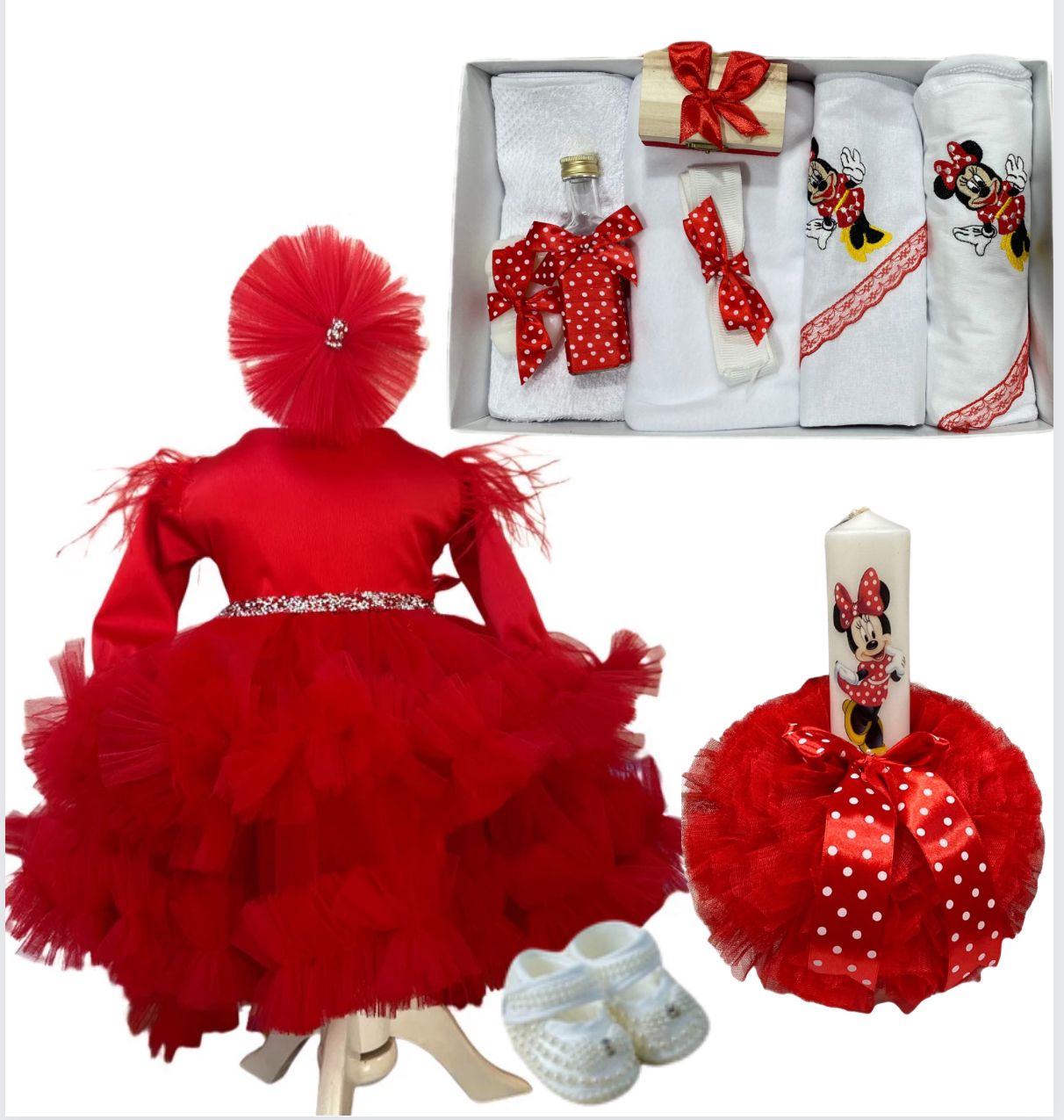 Trusou botez fete – Blossoming Baby Baptism Set