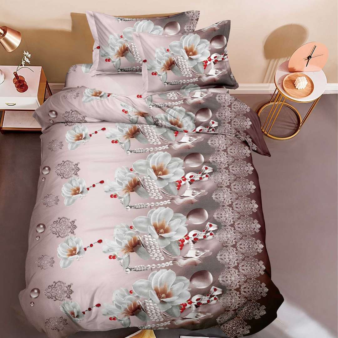 Lenjerie de pat bumbac finet 4 piese | 6231-SI