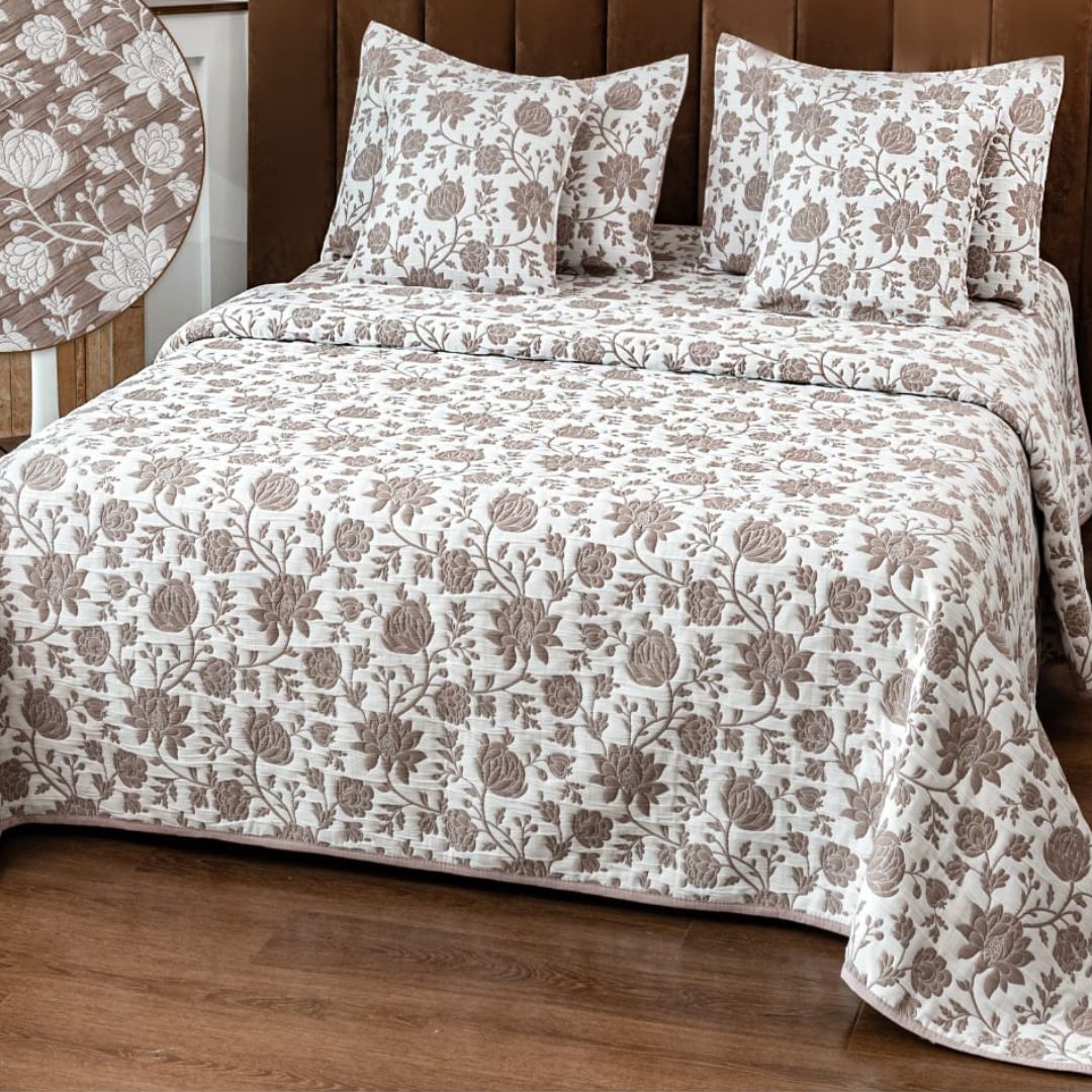 Cuvertura de pat bumbac in – 3 piese | 1019-CM