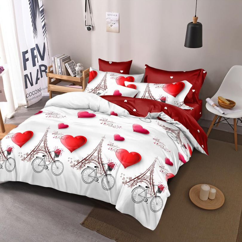 Lenjerie de pat bumbac finet – 6 piese | 1032-SE