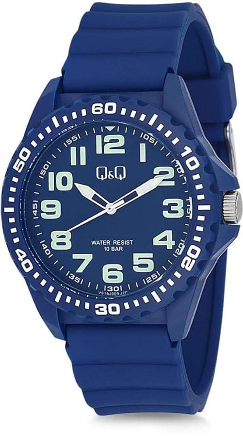 Ceas sport, albastru, Q&Q, VS16J009Y, barbatesc