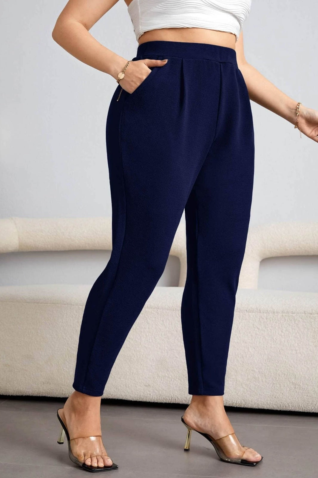 Pantaloni dama marimi mari PTS005