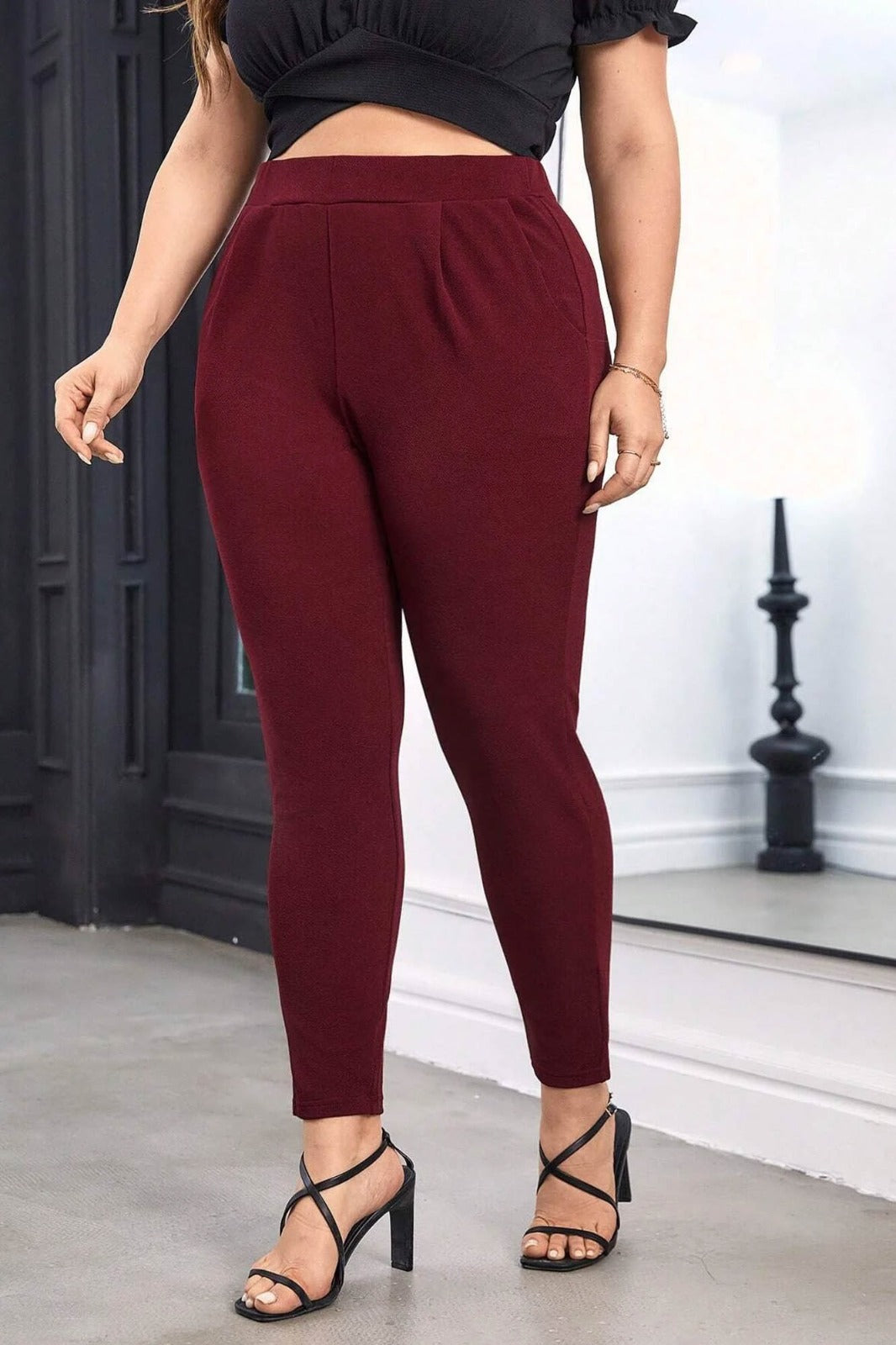Pantaloni dama marimi mari PTS005