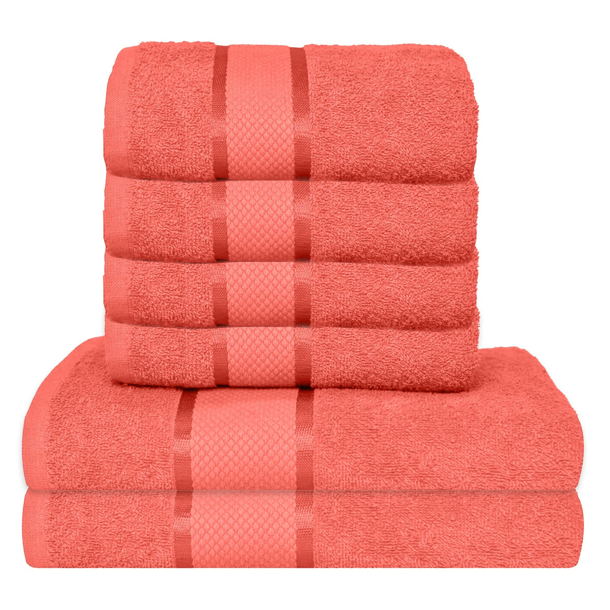 Set 6 Prosoape Baie , Bumbac 100%