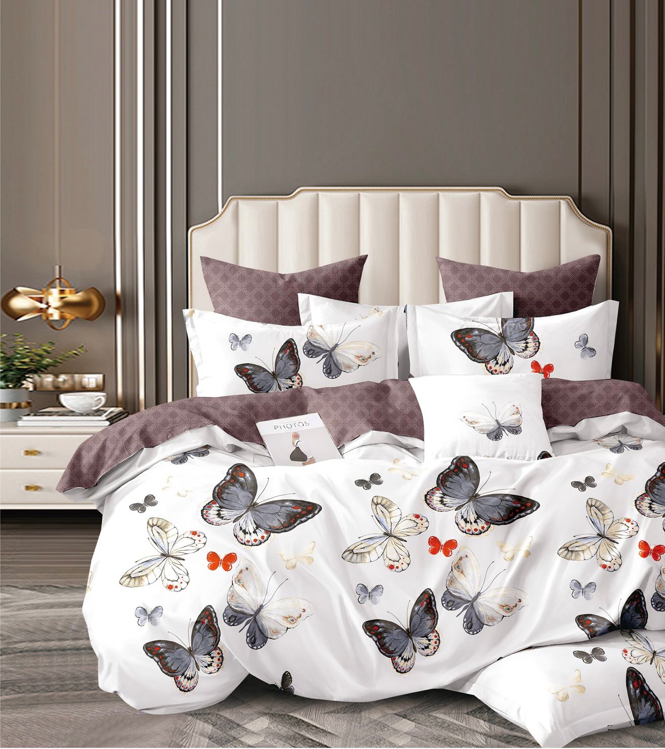 Lenjerie de pat bumbac 100% – 4 piese | 0297-CA