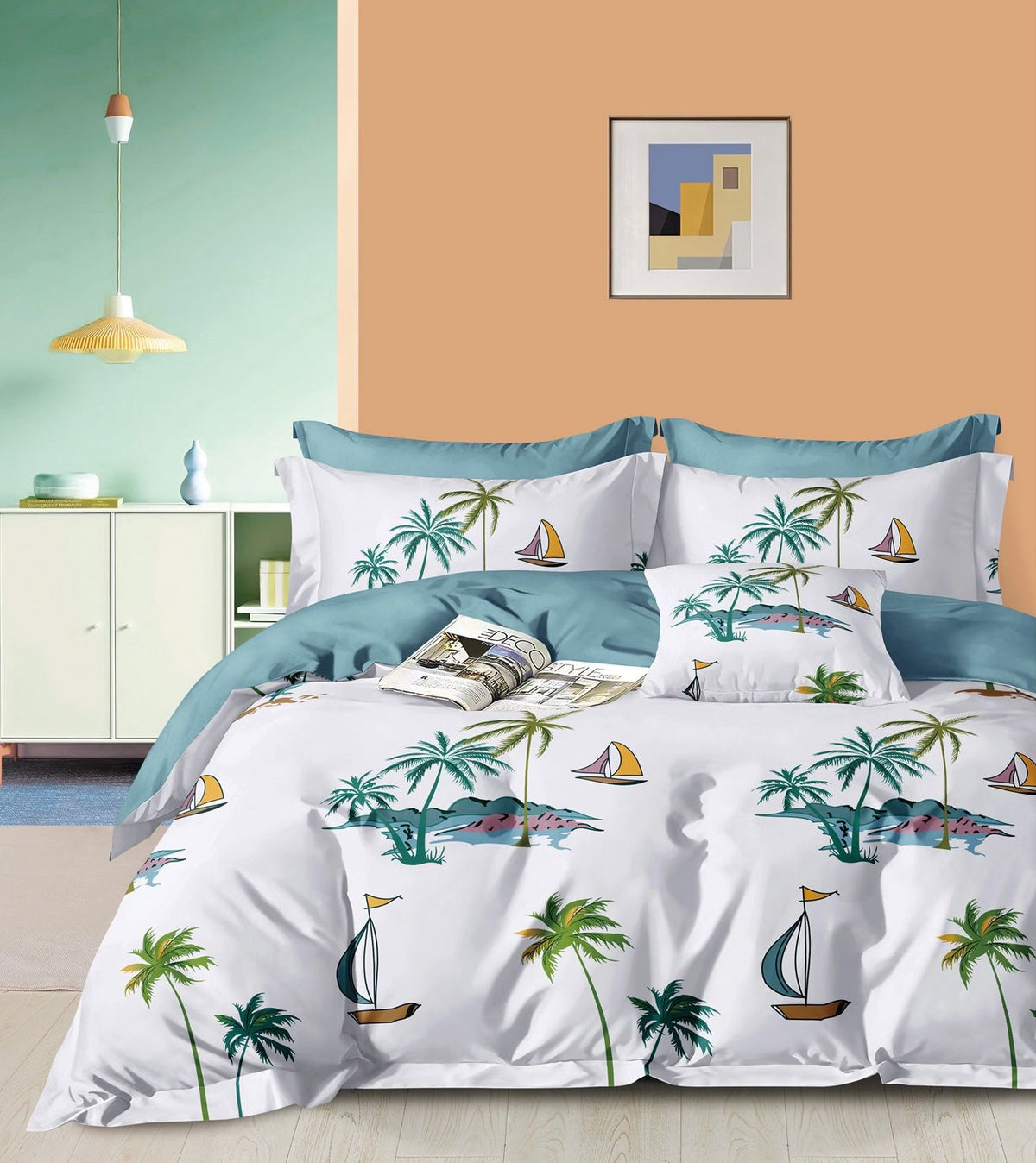 Lenjerie de pat bumbac 100% – 4 piese | 0298-CA