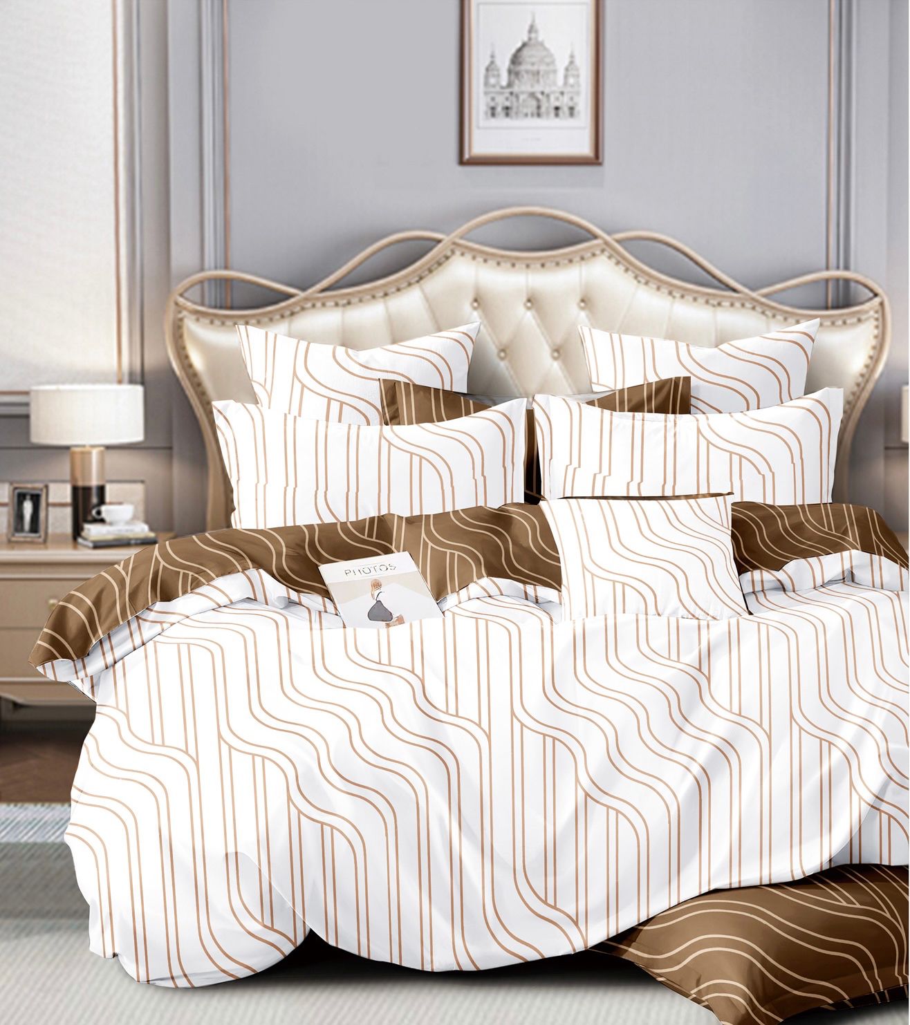 Lenjerie de pat bumbac 100% – 4 piese | 0290-CA
