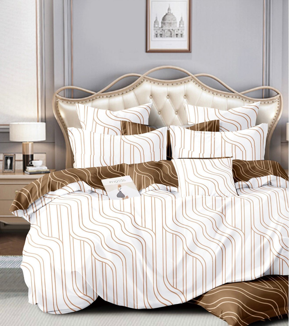 Lenjerie de pat bumbac 100% – 4 piese | 0290-CA