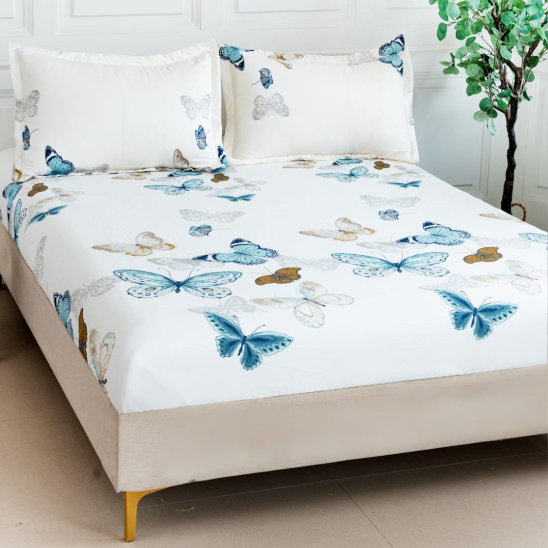 Husa de pat bumbac satinat – 3 piese | 0273-CM