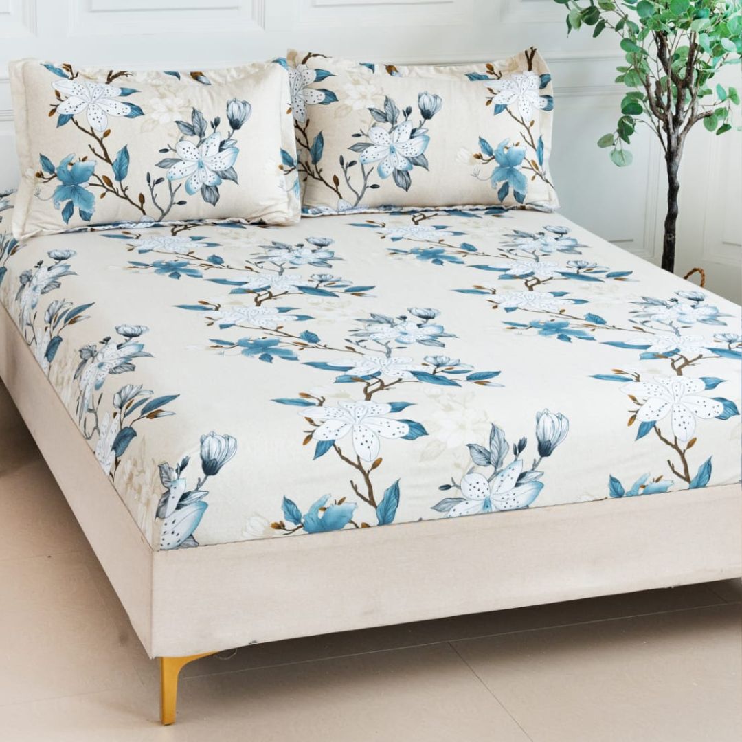 Husa de pat bumbac satinat – 3 piese | 0272-CM