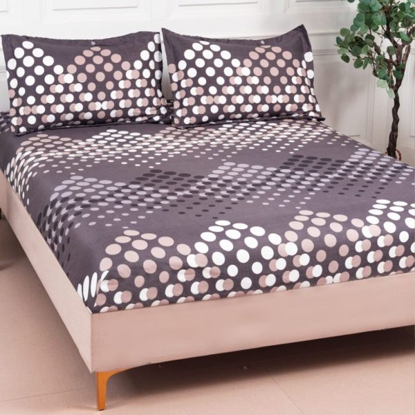 Husa de pat bumbac satinat – 3 piese | 0262-CM