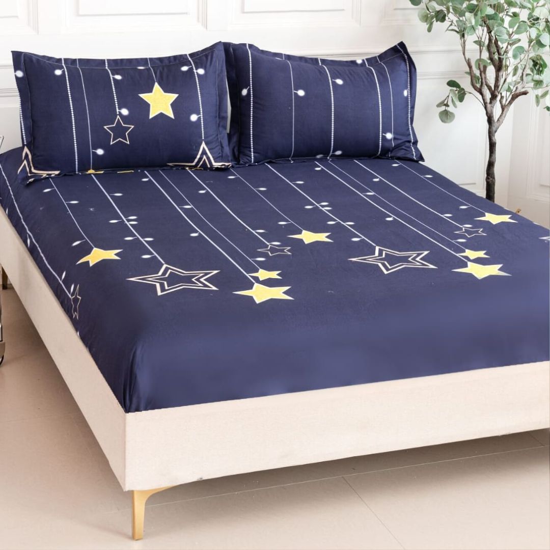 Husa de pat bumbac satinat – 3 piese | 0249-CM