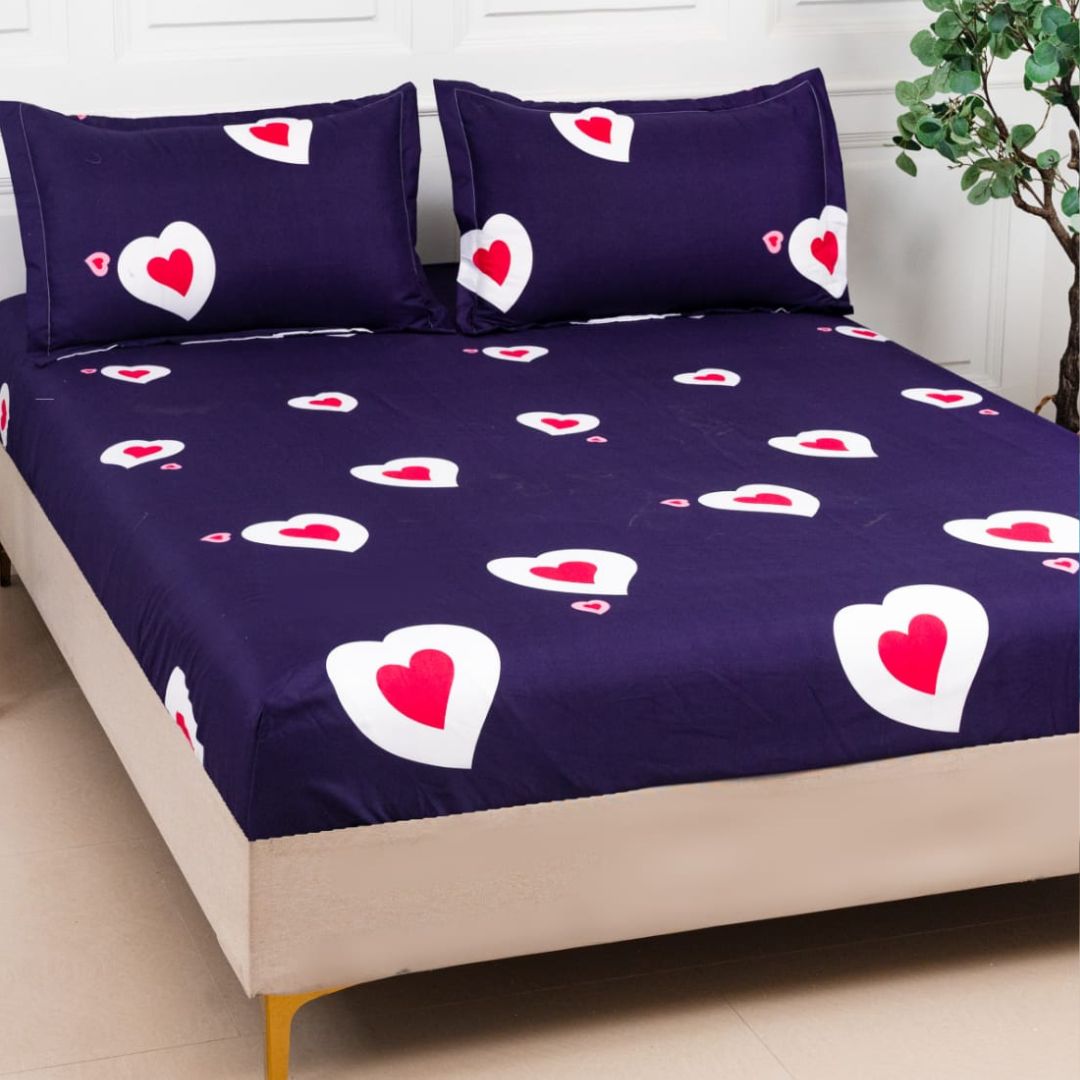 Husa de pat bumbac satinat – 3 piese | 0253-CM