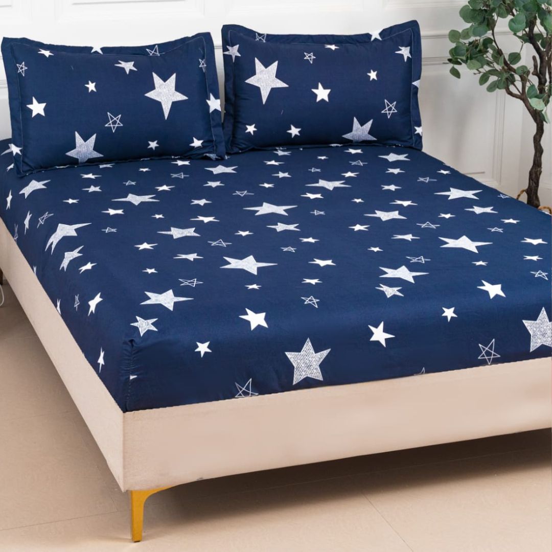 Husa de pat bumbac satinat – 3 piese | 0245-CM