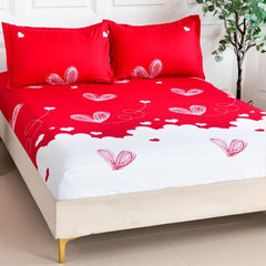 Husa de pat bumbac satinat – 3 piese | 0248-CM