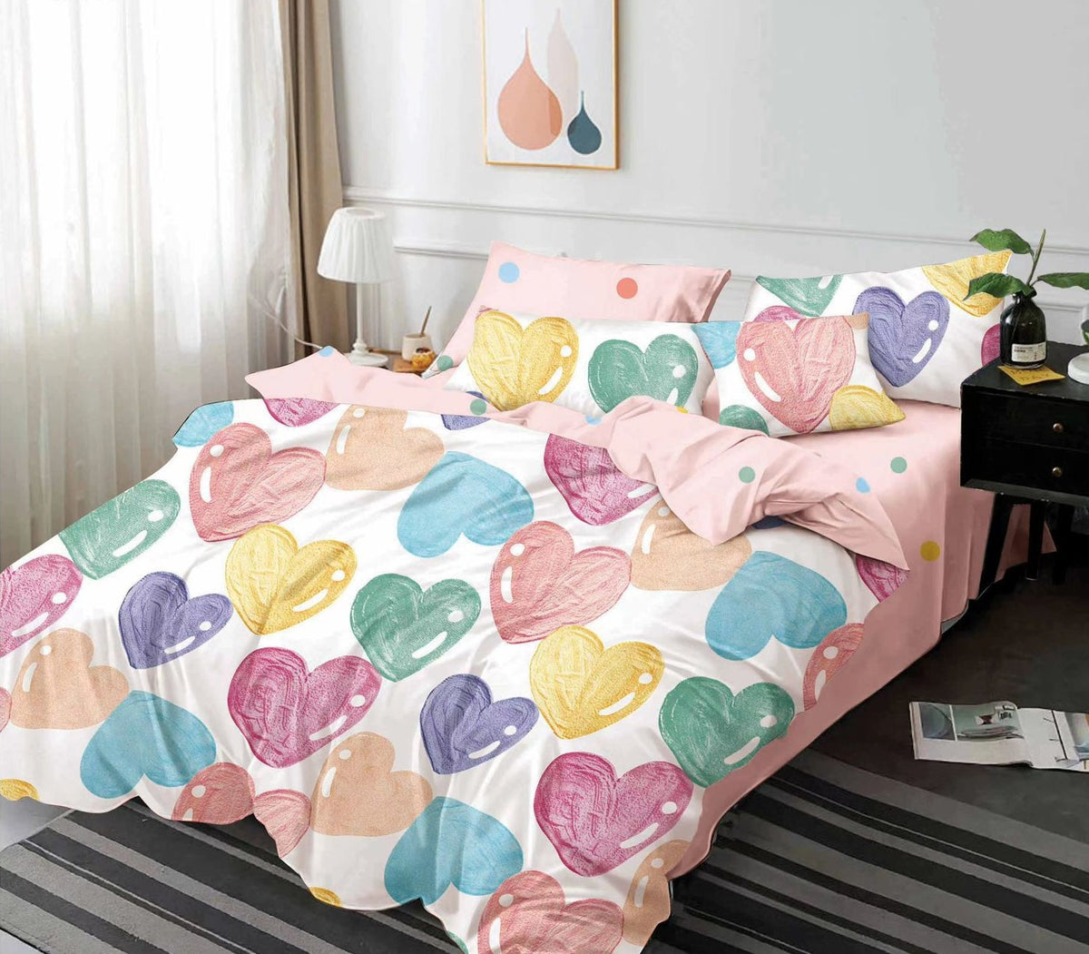 Lenjerie de pat bumbac finet – 6 piese | 1012-SE