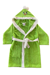 Halat de copil catifea | verde deschis
