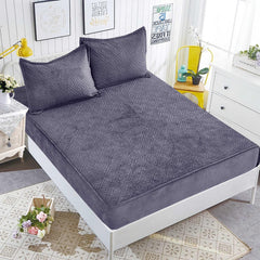 Husa protectie de saltea Catifea Topper 3-piese | 2012-SE
