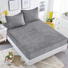 Husa protectie de saltea Catifea Topper 3-piese | 2017-SE
