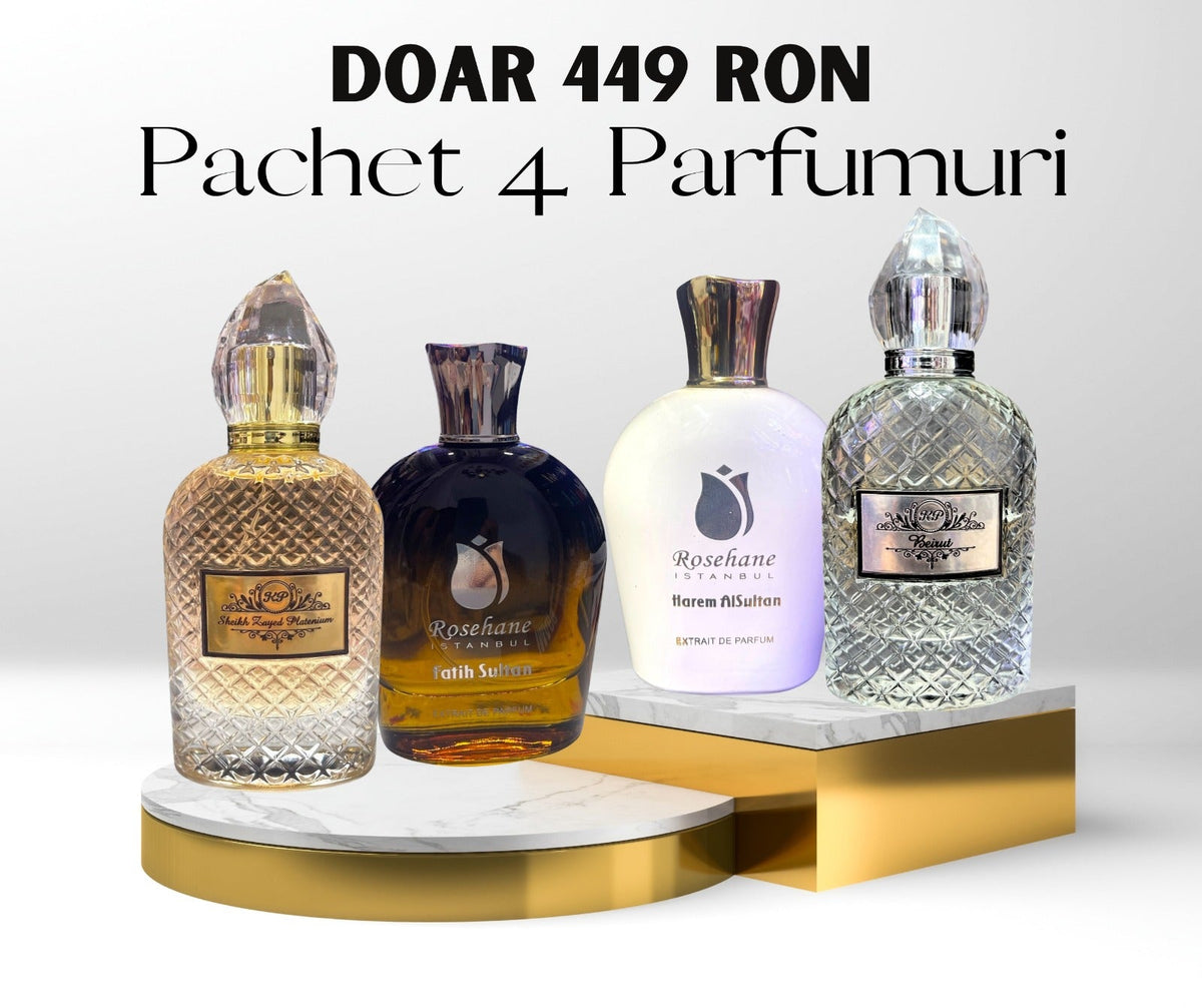 ICONIC ARABICA Box: OFERTA 4 parfumuri, 100 ml fiecare, extract de parfum