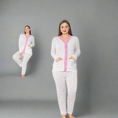 Pijama de Dama cu Nasturi | 0021 - PJ