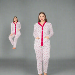 Pijama de Dama cu Nasturi | 0022 - PJ