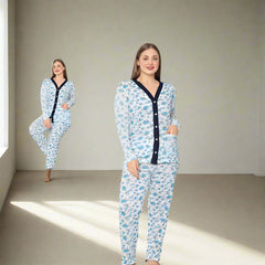 Pijama de Dama cu Nasturi | 0019 - PJ