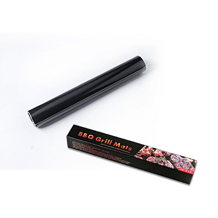 Set 4 Folii Antiaderente din Teflon, Flippy, Multifunctionale, Rezistente la Apa si Temperaturi Ridicate, pentru Gratar, Cuptor, BBQ Grill, 40x33 cm, Negru