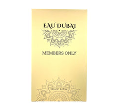 Apa de parfum MEMBERS ONLY, Eau Dubai,  inspirat de Back XS de la Paco Rabanne, 100 ml