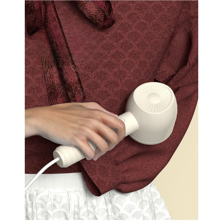 Aparat Pentru Curatat Scame, Par Si Praf, Flippy, Pentru Diferite Tipuri De Material, Cu Lame Din Otel Inoxidabil, Incarcare Prin USB Type-C, Cu Perie De Curatare, Cablu USB Si Stick Cu Lipici Incluse, Alb, 220 x 86 mm