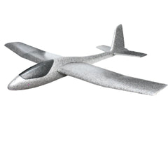Avion Zburator, Flippy, Tip Planor, 83 cm Lungime, +3 Ani, din Polistiren, Aruncare 10 - 30 m, Gri