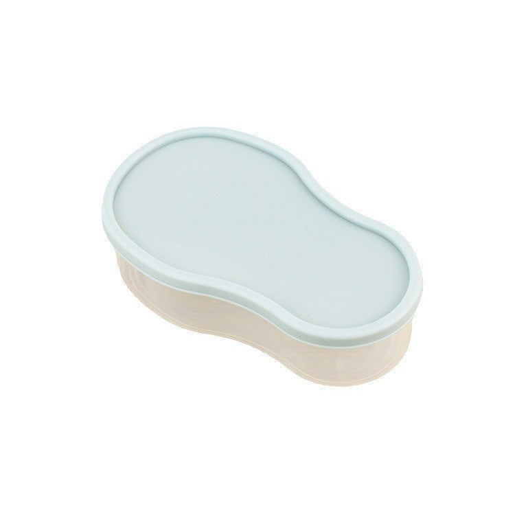 Recipient de Depozitare Avocado 5in1, Flippy, Etans, pentru Frigider, din Plastic, Dispozitiv de Taiat, Curatat, Feliat, 15x4.5x7 cm, Gri