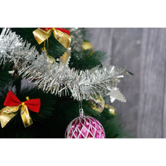 Beteala Craciun, Flippy, argintiu, marimea: 2 m x 9 cm x 5 cm material:folie PVC, interior/exterior
