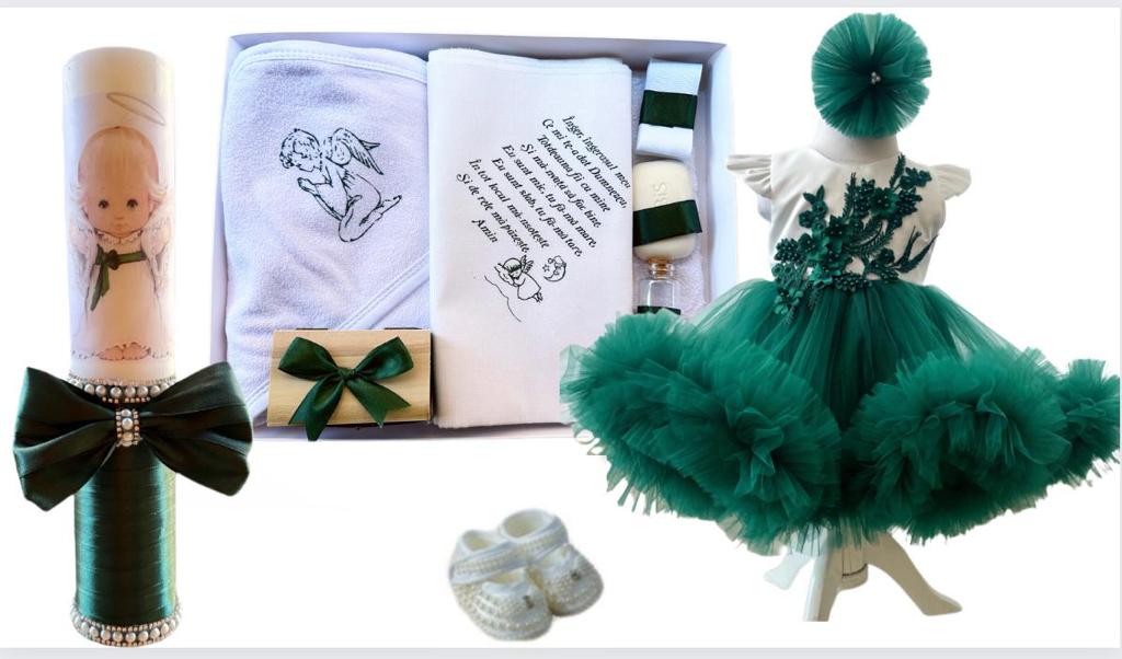 Set botez fete Miss Green