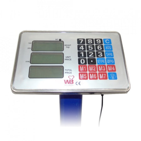Cantar profesional cu platforma FD, 400 kg, brat rabatabil WB-400
