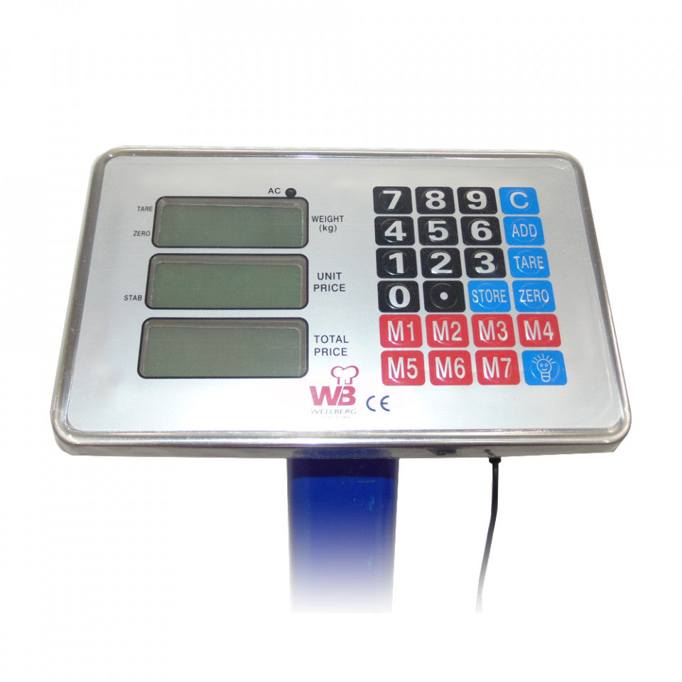 Cantar profesional cu platforma FD, 700 kg, brat rabatabil WB-700