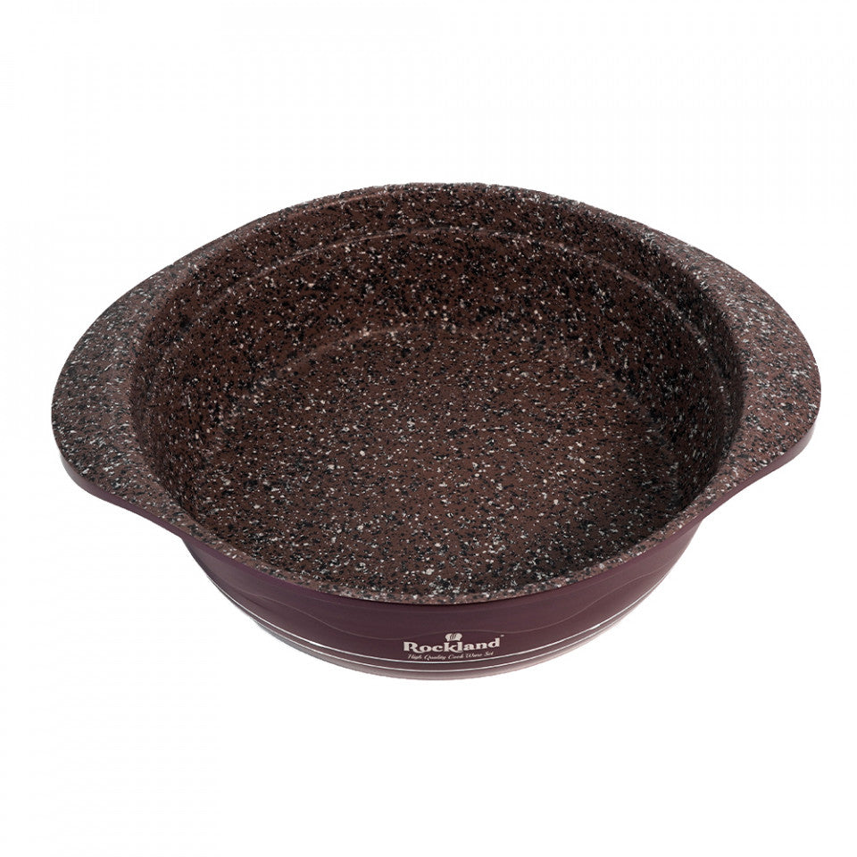 Cratita din Granit cu capac 28 cm , Rockland DST28-BR
