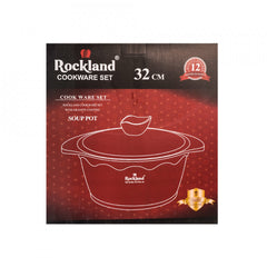 Cratita din Granit cu capac 32 cm , Rockland DT32-BR