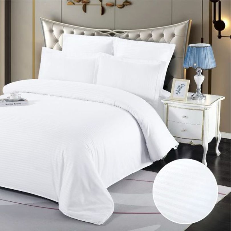 Lenjerie de Pat Damasc – Set 6 Piese | Eleganta si Confort pentru Dormitorul Tau | COD 0415-CF