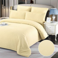 Lenjerie de pat damasc pentru o persoana – 4 piese | Eleganta si confort pentru fiecare noapte! | COD 0394-CF