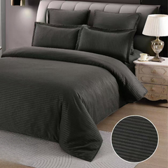 Lenjerie de Pat Damasc – Set 6 Piese | Eleganta si Confort pentru Dormitorul Tau | COD 0423-CF