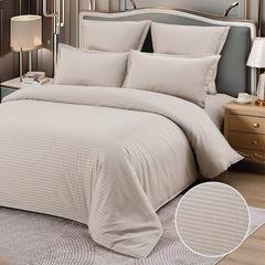 Lenjerie de pat damasc pentru o persoana – 4 piese | Eleganta si confort pentru fiecare noapte! | COD 0400-CF
