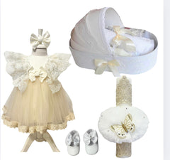 Trusou botez fete cu landou – Ivory princess